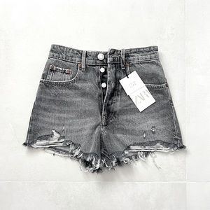 Black Zara Jean Short